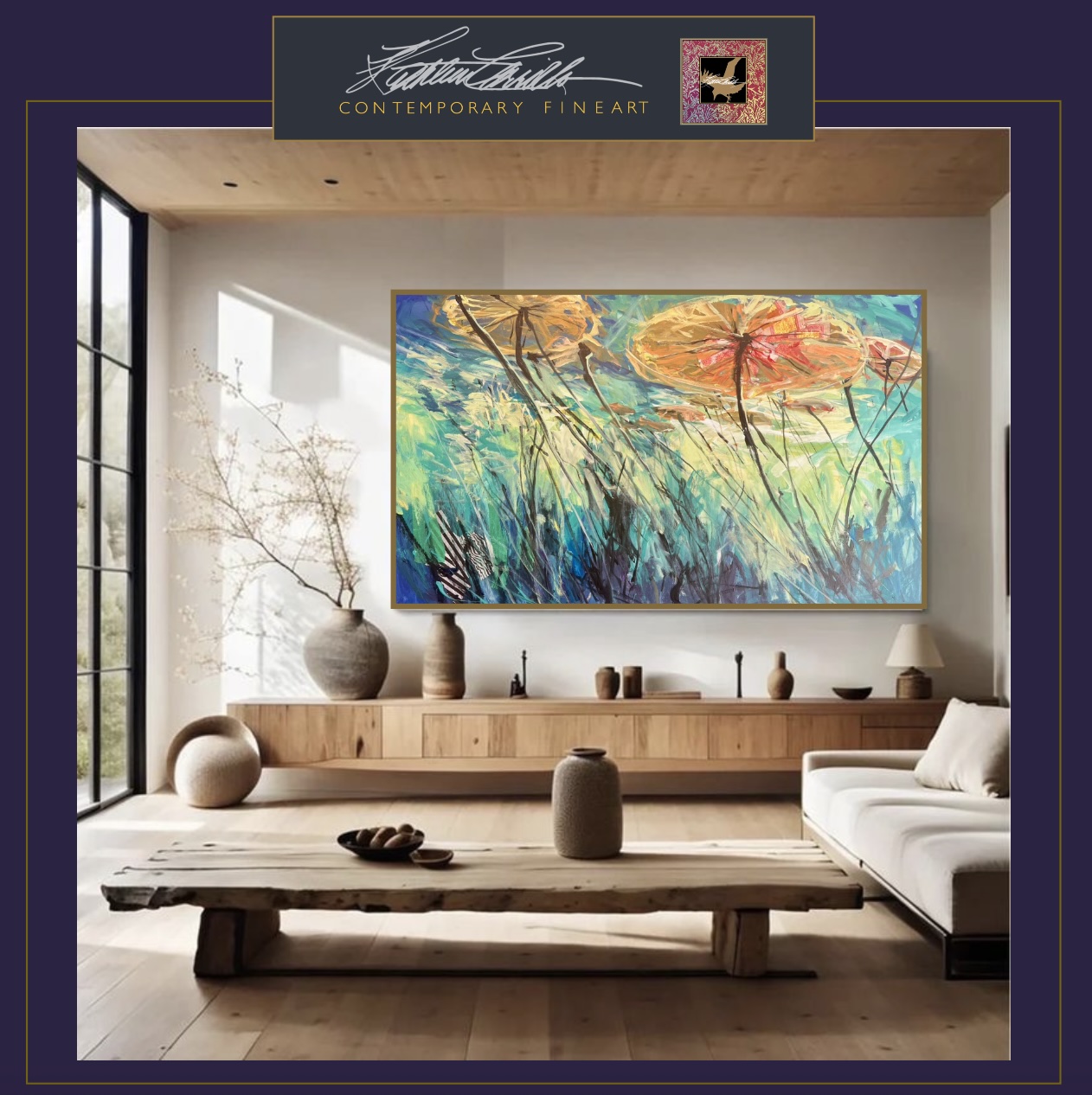 WATER LILIES PAINTING