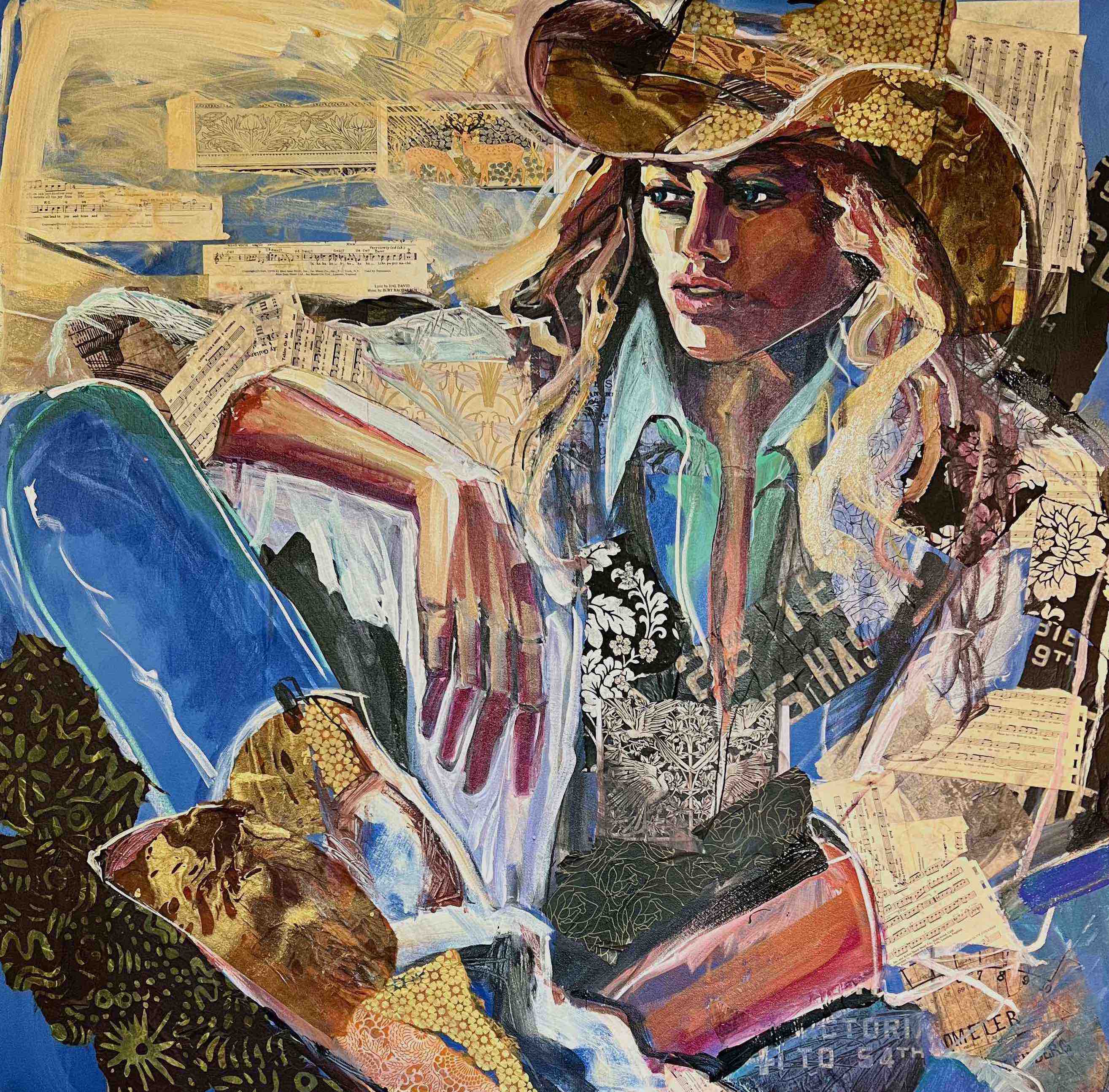 Original figurative abstrtact Painting