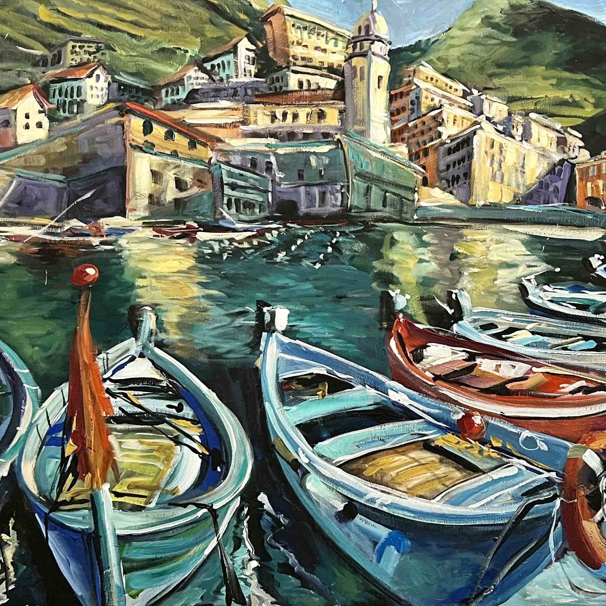 small art prints Italy vernazza