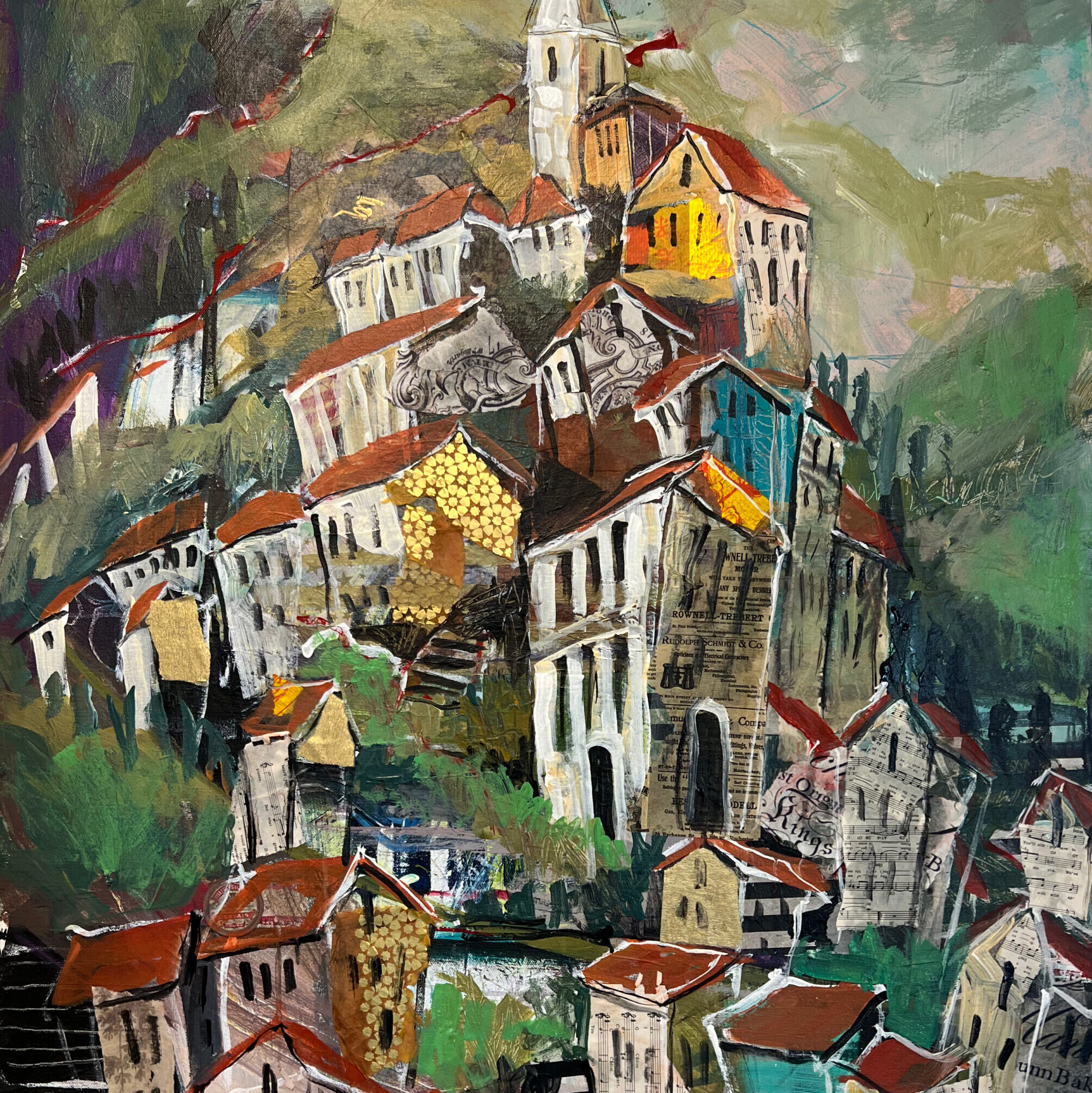 hilltop villages ,architectural whimsy