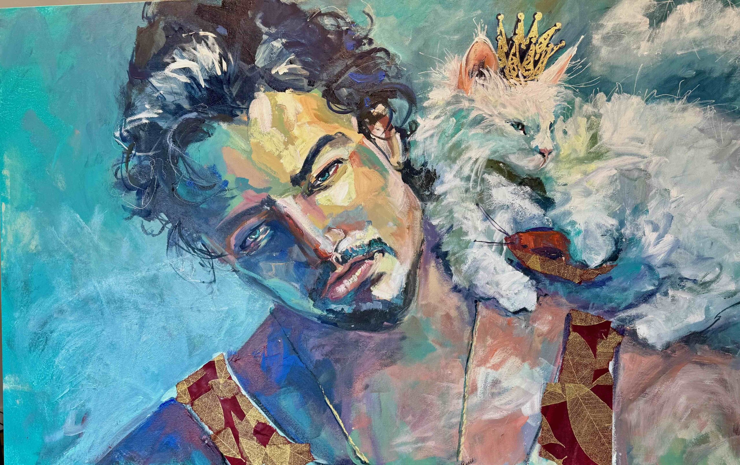 painting male figure