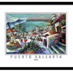 Travel posters puerto vallarta