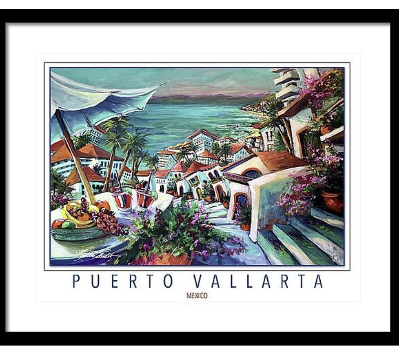 Travel posters puerto vallarta