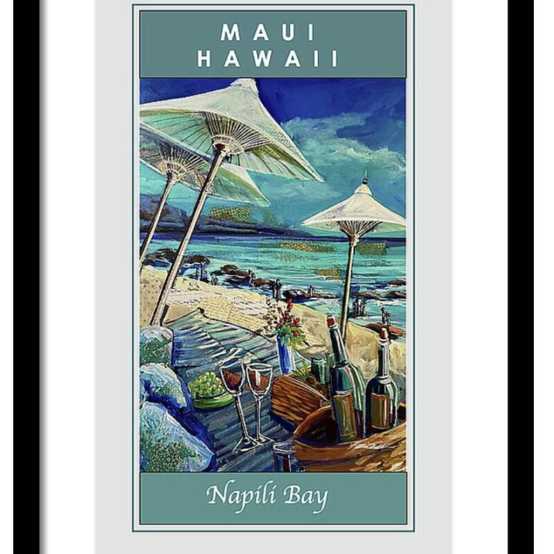 Framed Travel Posters Hawaii