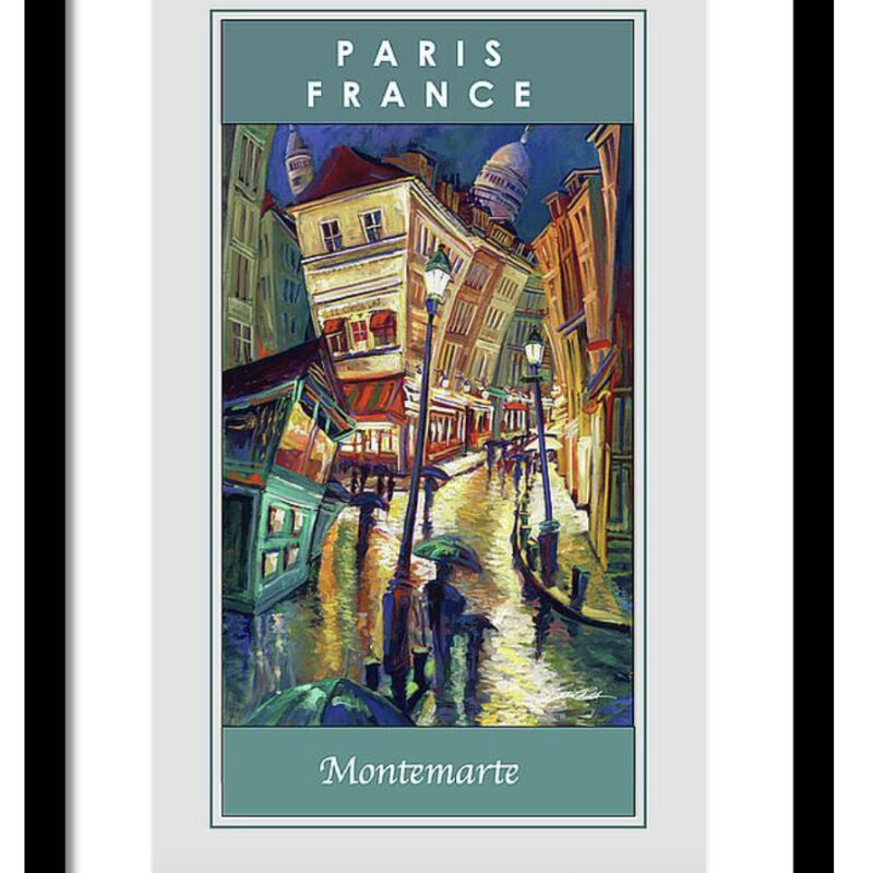 framed poster montemarte france