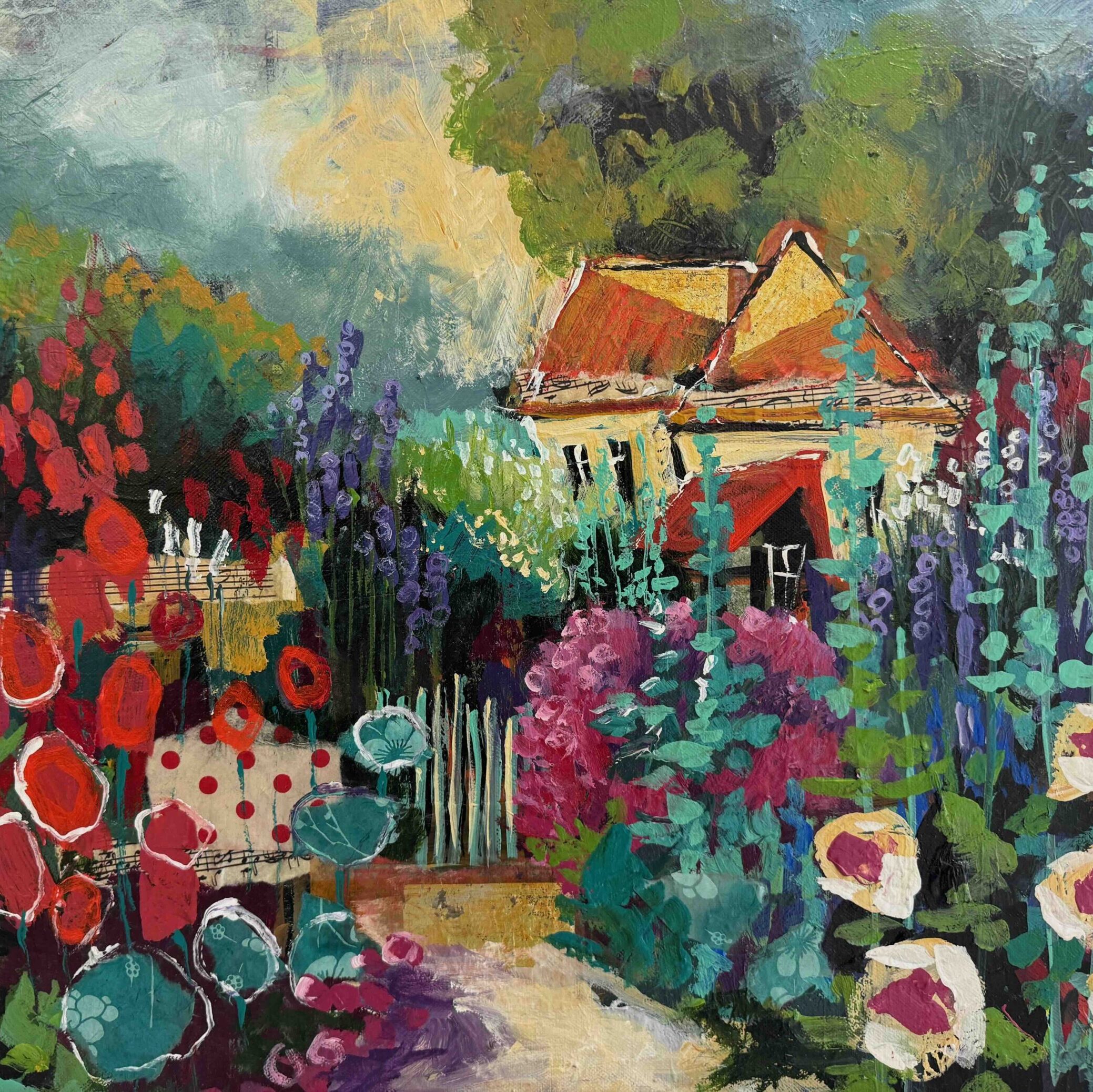 paintings gardens