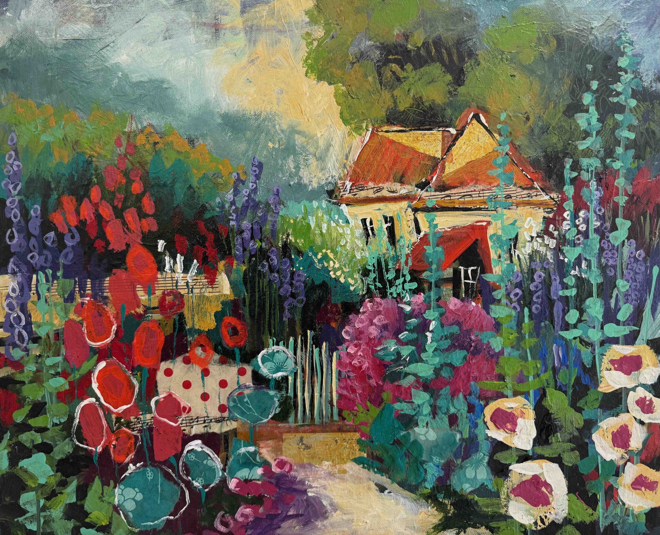 paintings gardens