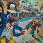 painting dancing figures