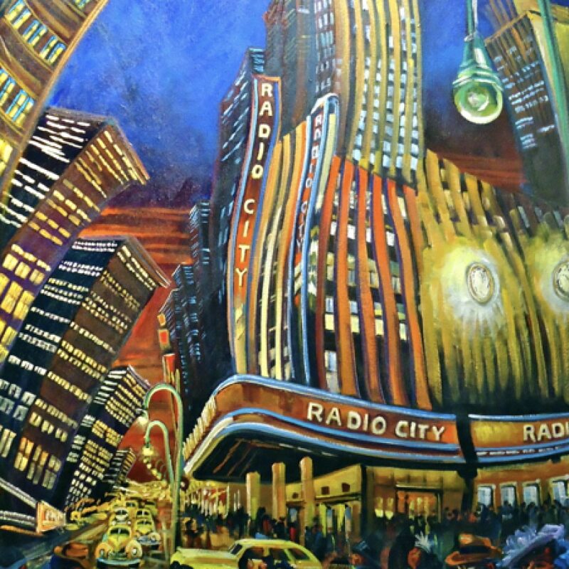 paintings Radio City Music Hall