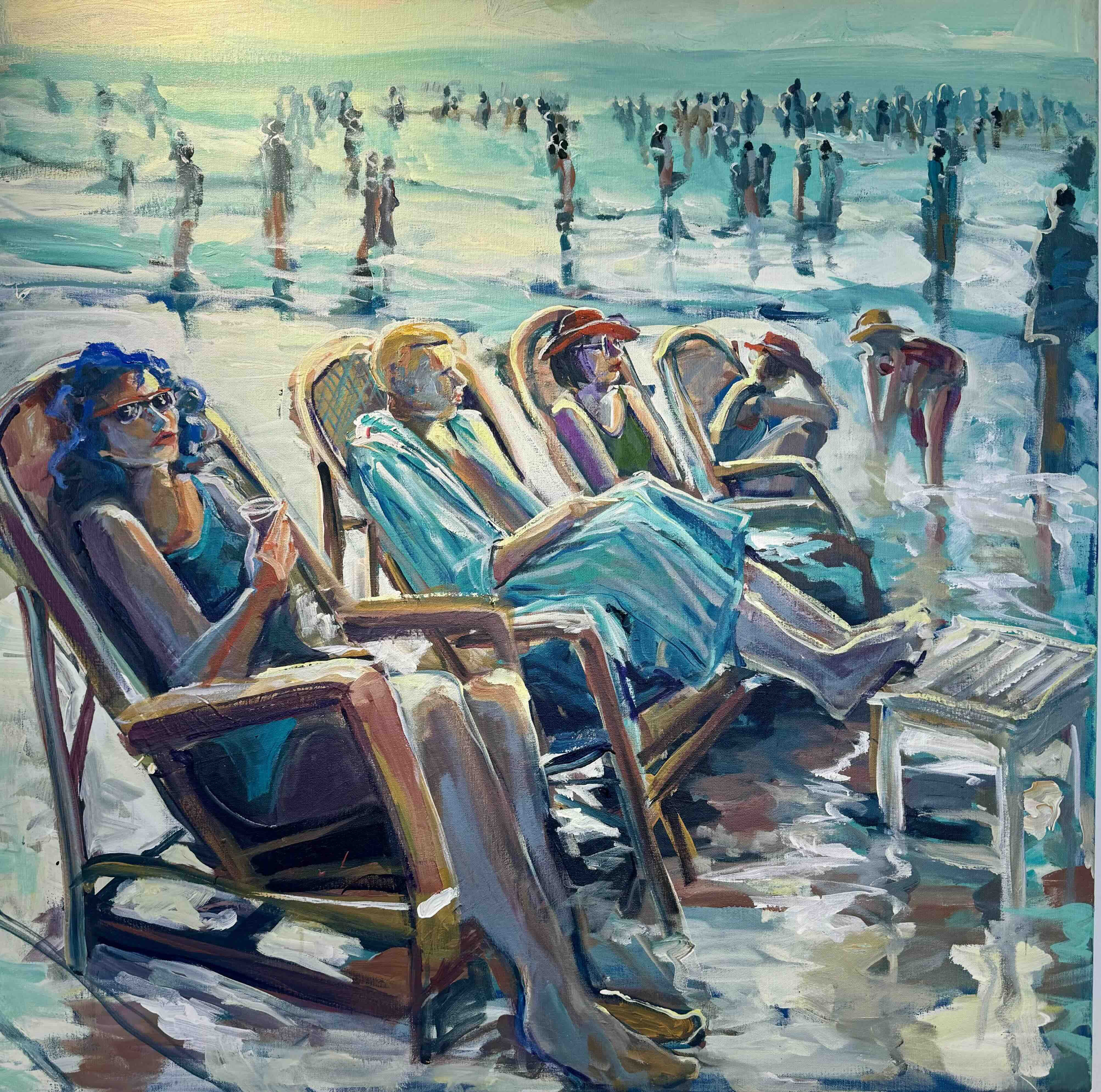 beach scene paintings