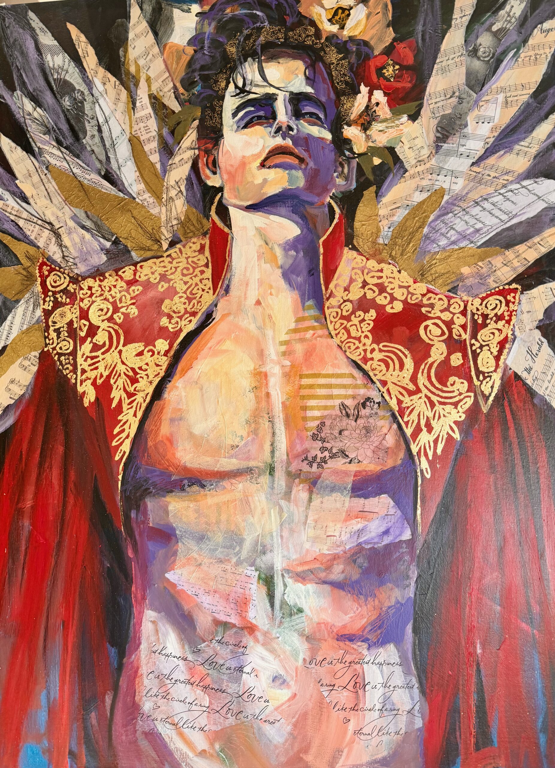 MALE ANGEL PAINTING