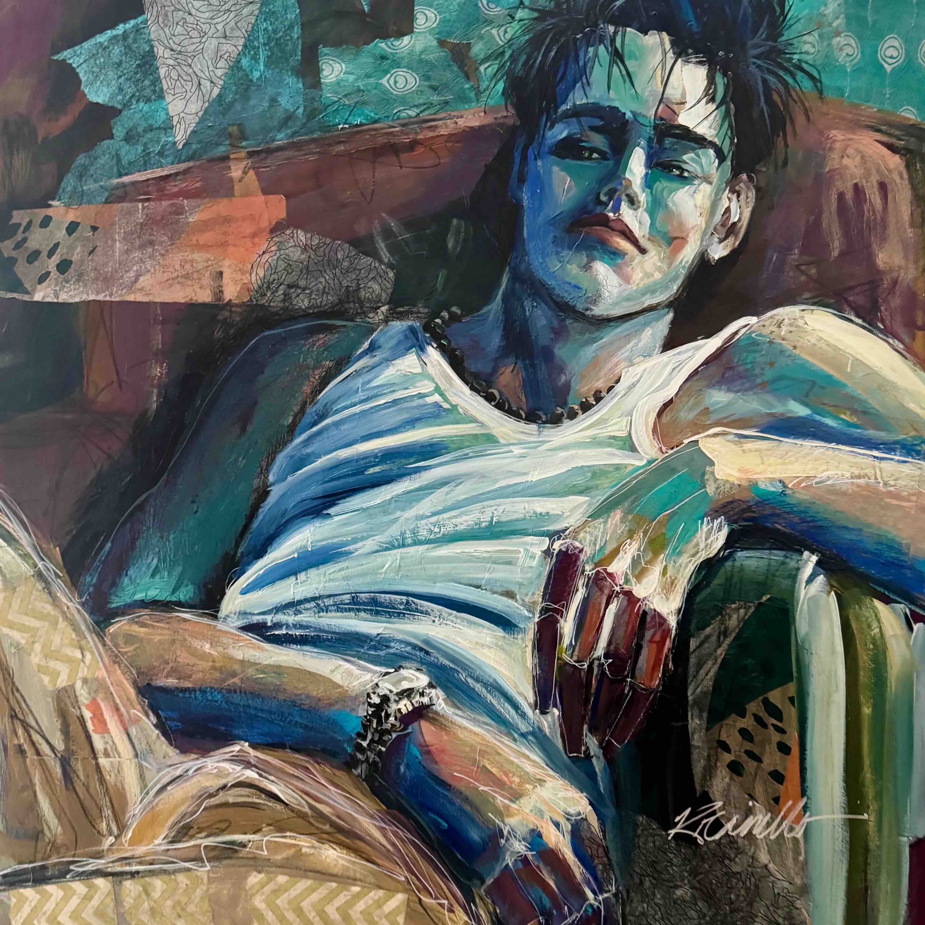 male figure painting