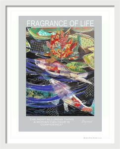 FRAMED FLOWER POSTER INSPIRATIONAL