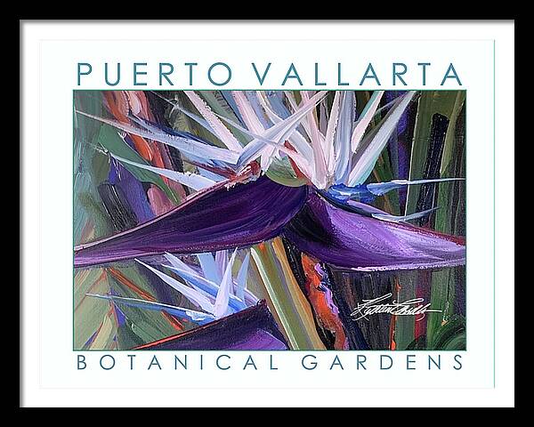 flower poster bird of paradise