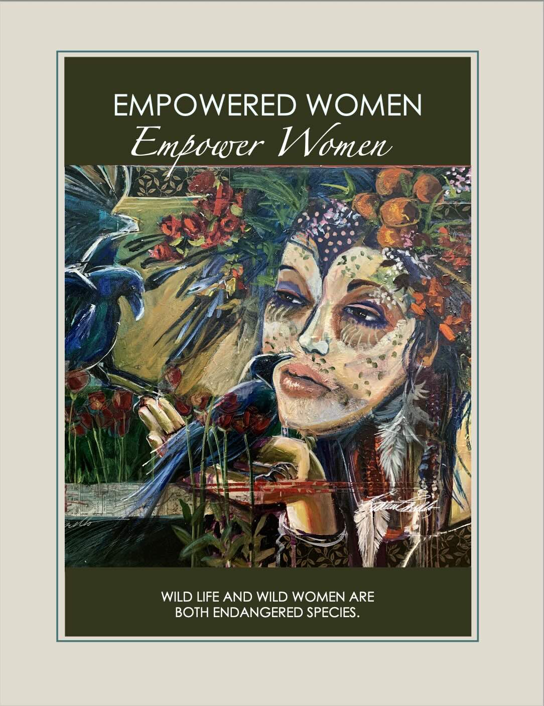 wild woman empowerment poster