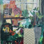 ABSTRACT GARDEN PAINTING