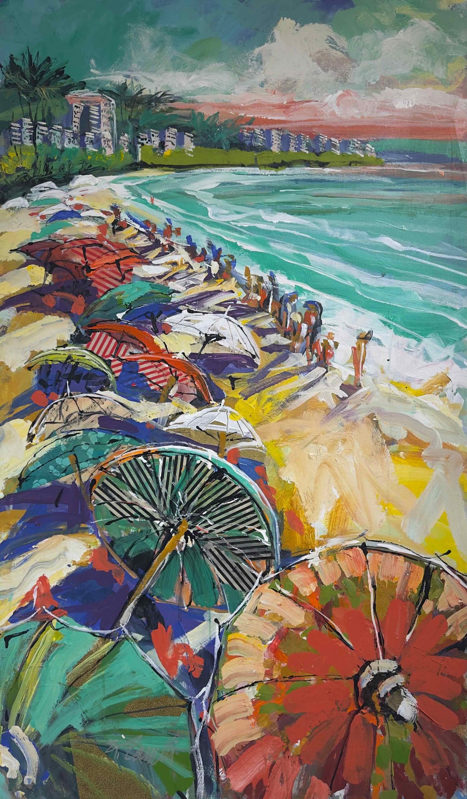 SUNDAYS AFTERNOONS AT THE BEACH ~ Open Edition Giclee Print