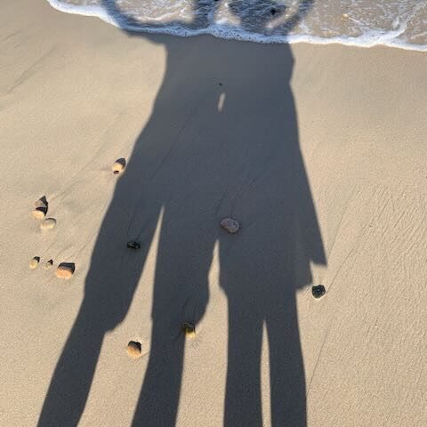 winter solstice beach walk