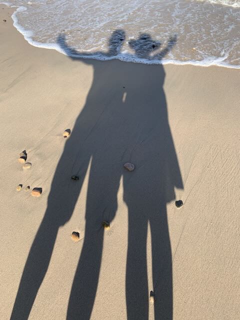 winter solstice beach walk