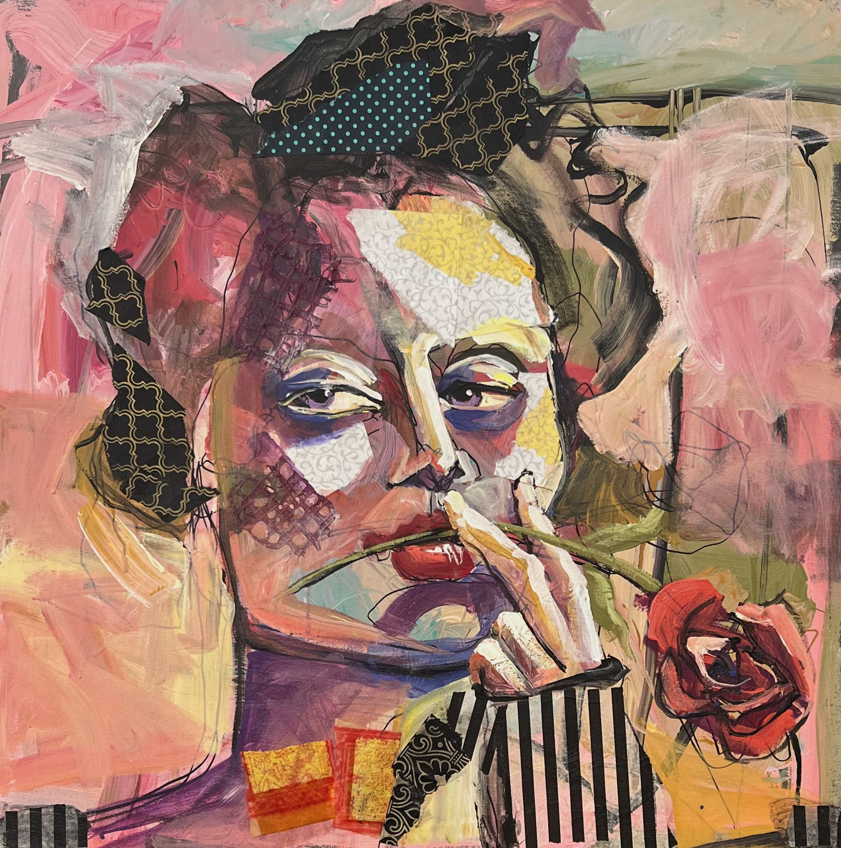portrait art painting kathleen carrillo
