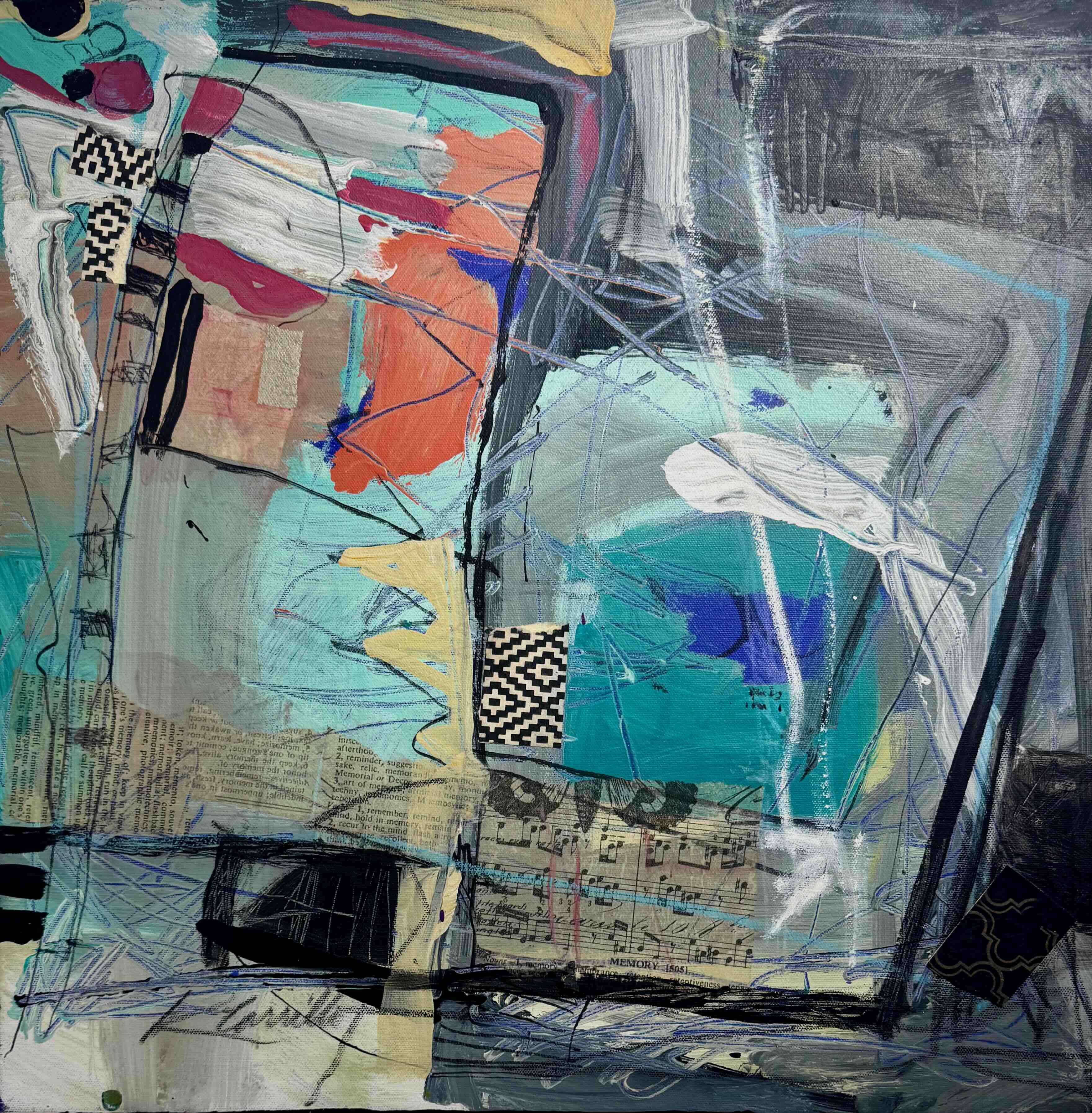 ABSTRACT PAINTING KATHLEEN CARRILLO