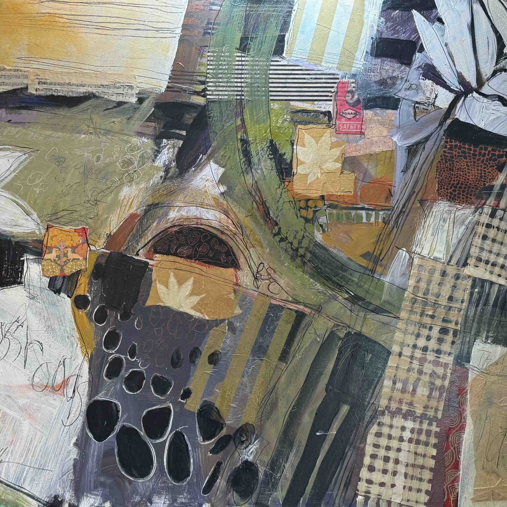 ABSTRACT PAINTING KATHLEEN CARRILLO