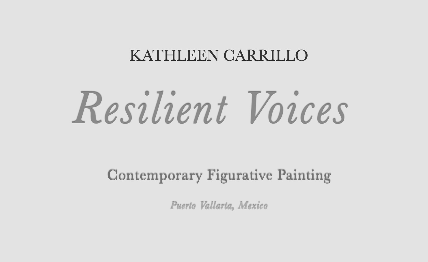 RESILIENT VOICES EXHIBITION