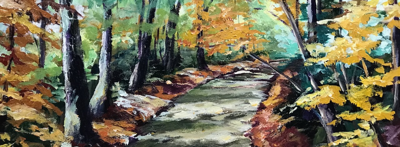 online acrylic landscape course