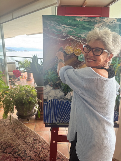 Master Artist Kathleen Carrillo Painting