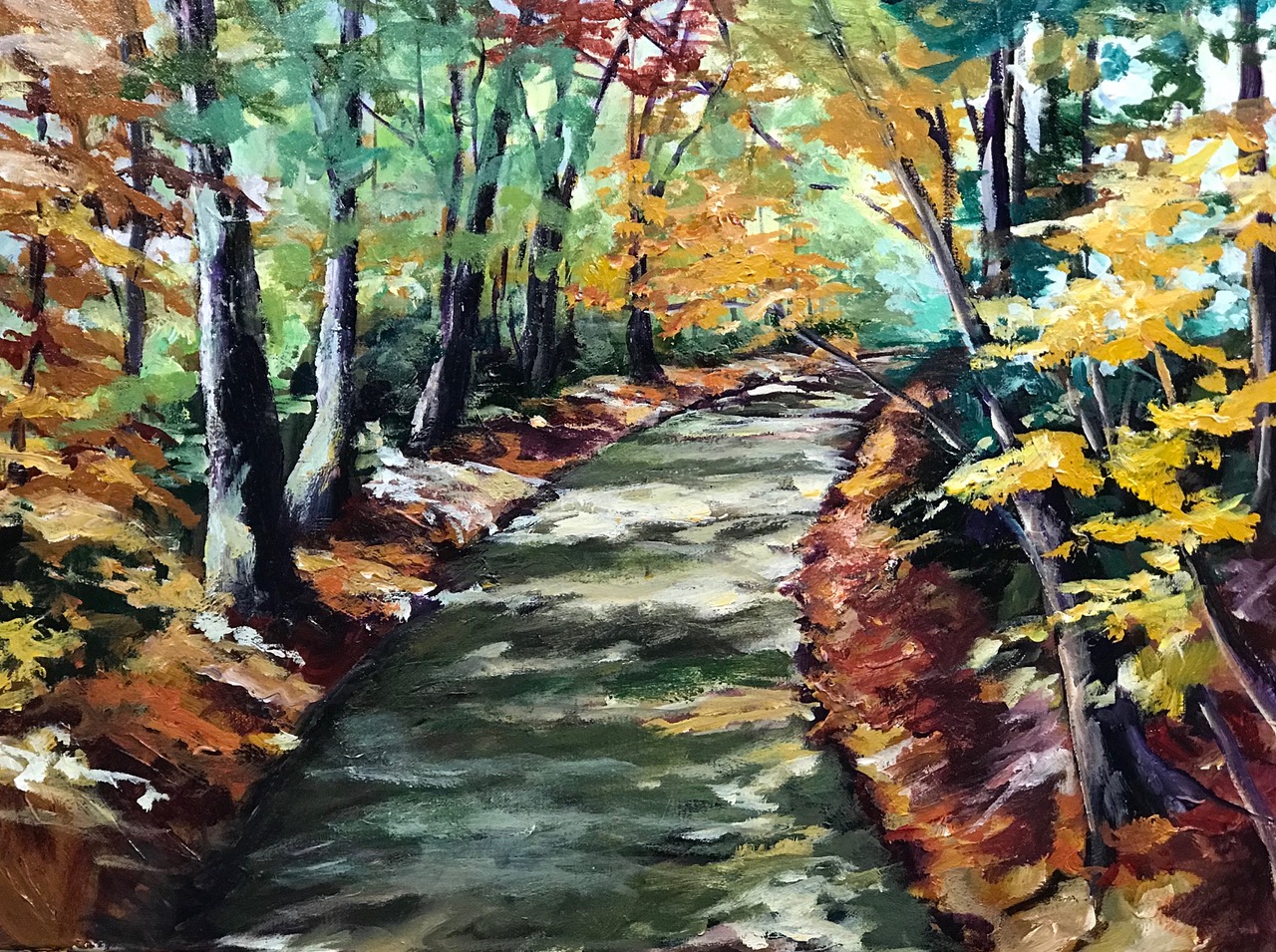 learn to paint online Landscapes