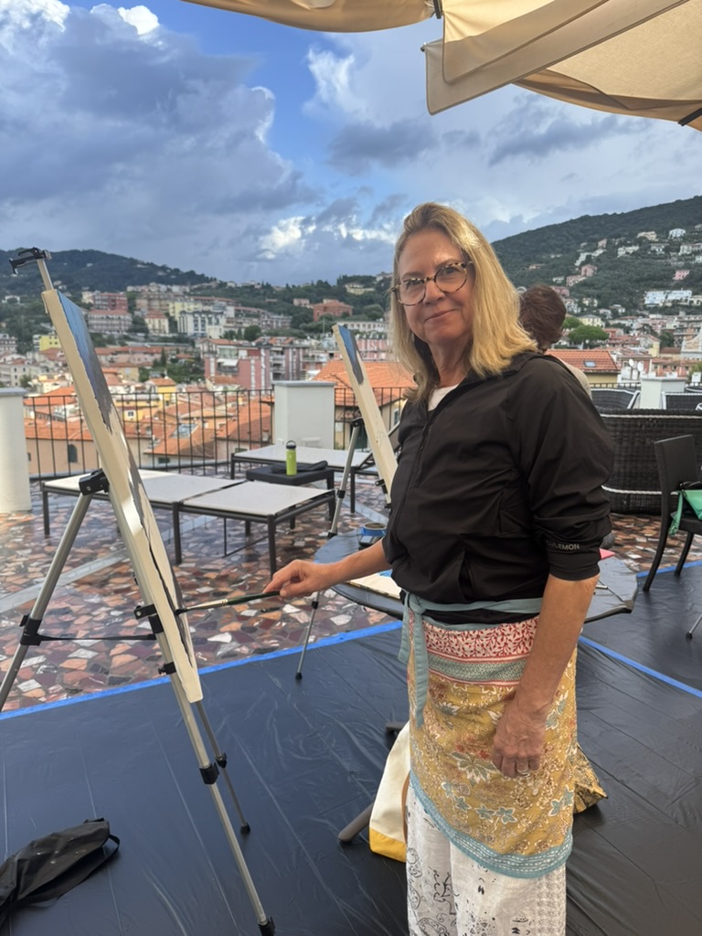 painting in europe with Kathleen Carrillo master painter
