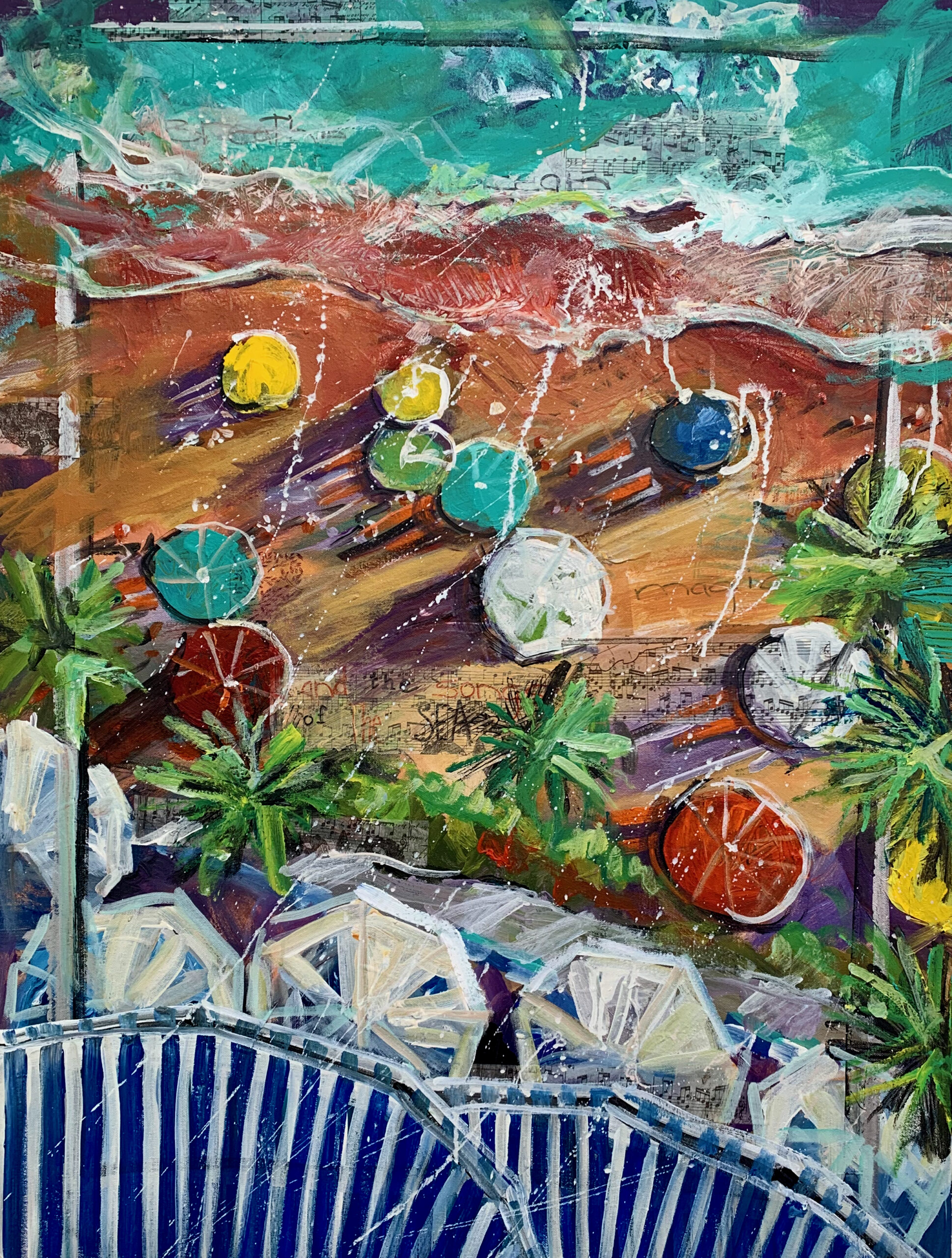 LAS BRISAS IN LAGUNA BEACH ~ Limited Edition Giclee Print - Image 2