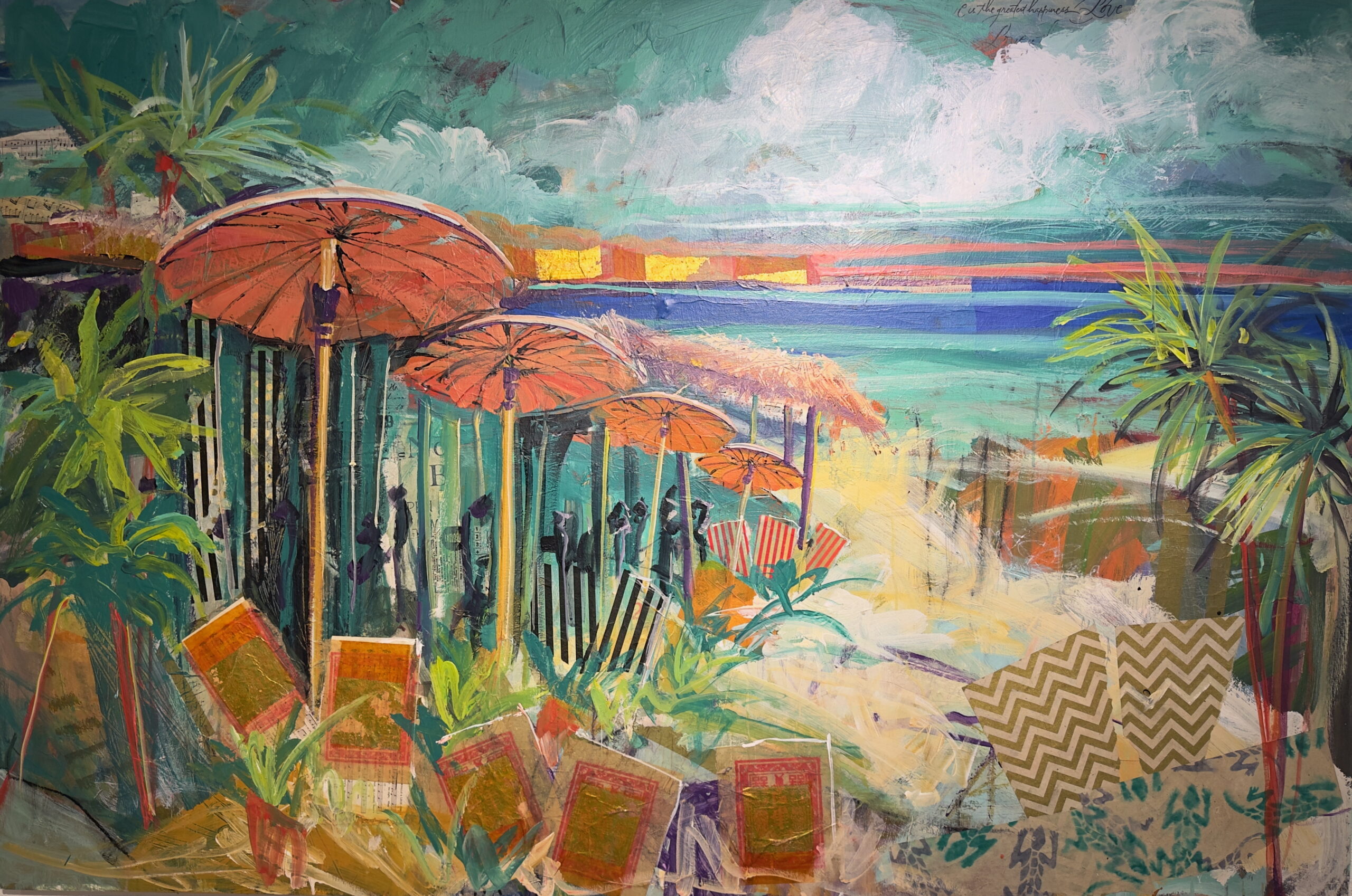 BEACH CHAIRS ~ Open Edition Giclee Print