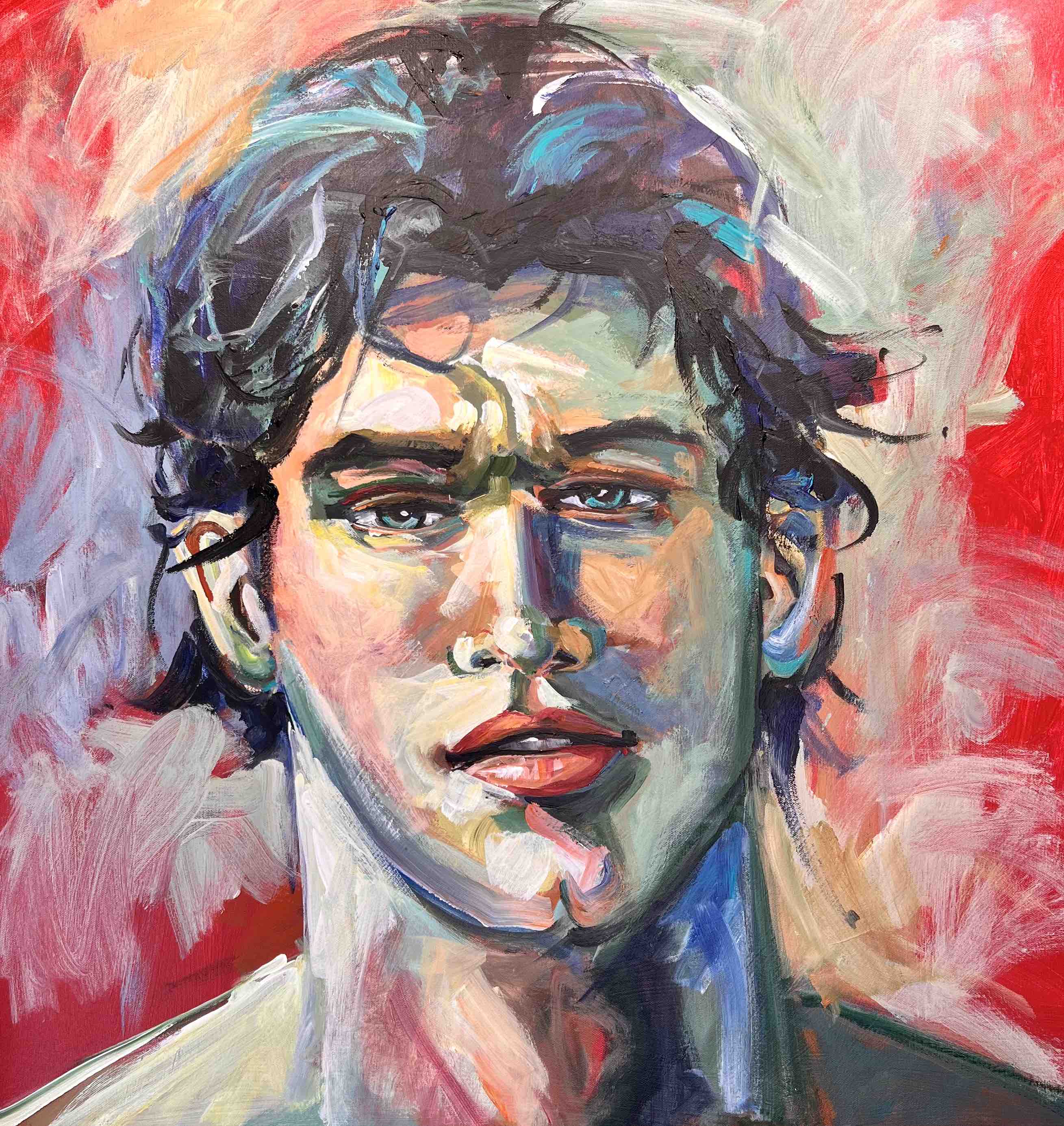 LEARN TO PAINT ONLINE MALE PORTRAIT