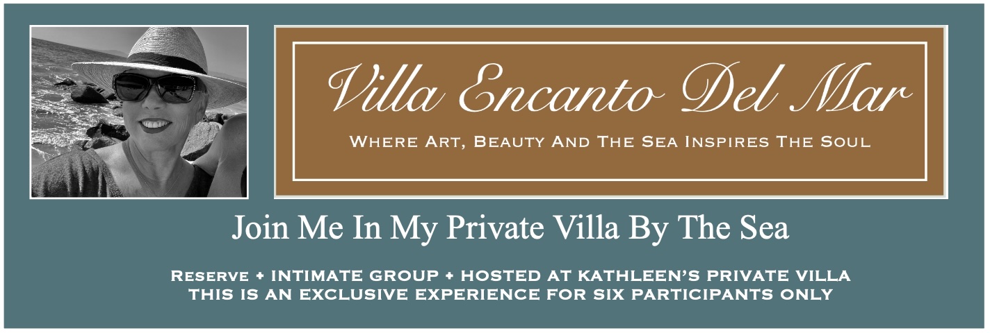 luxury seaside art retreat with Kathleen Carrillo