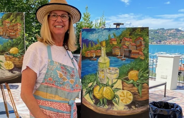 Master ARtist Kathleen Carrillo teaches in Italy