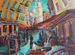 Paint on the french riviera